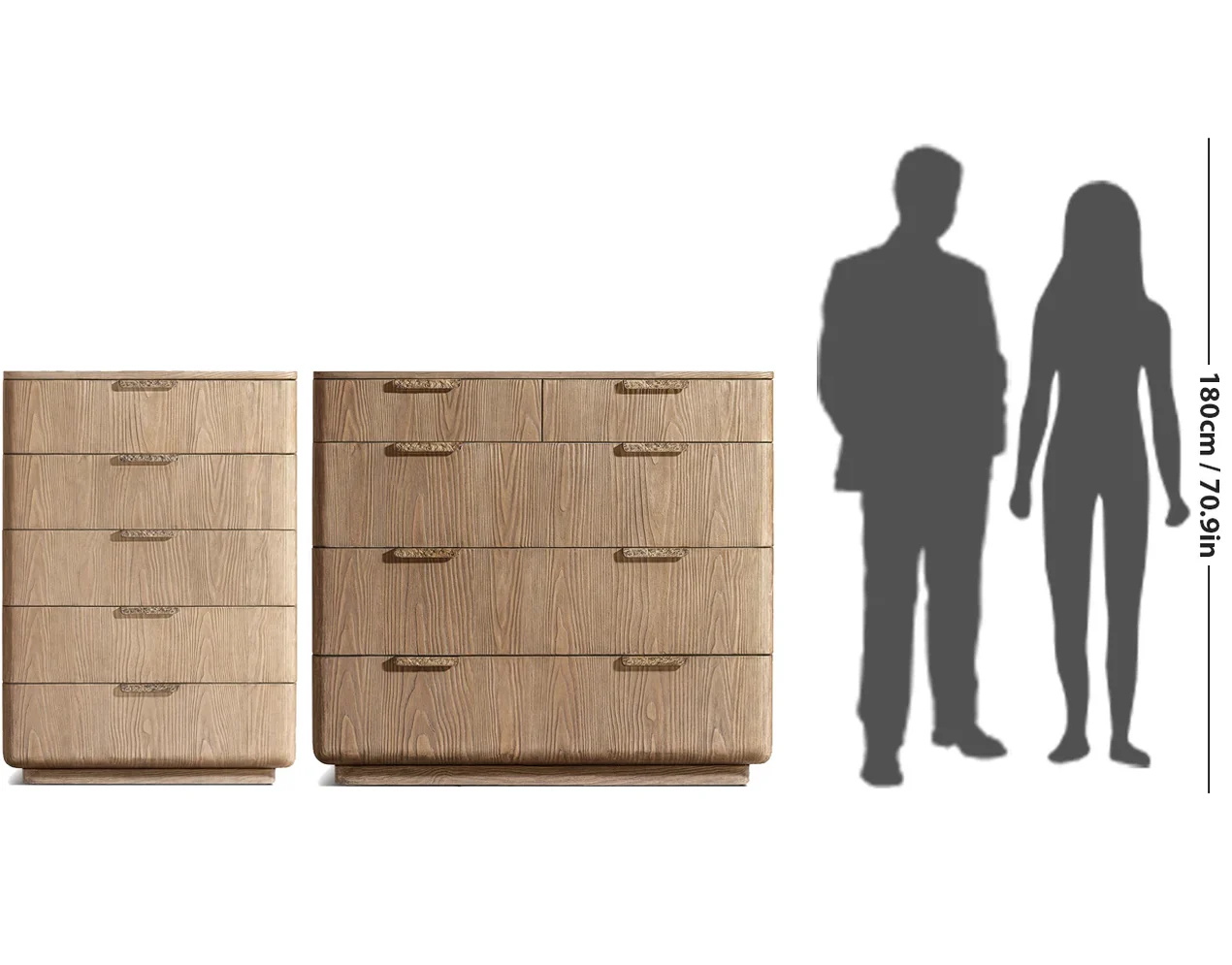 Banhão de gavetas desenho de dimensão