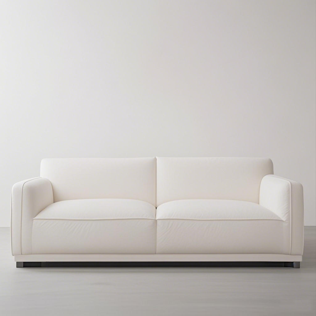 Sofá de tecido de linho