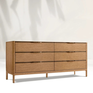 Cômoda de 6 puxadores de estilo americano