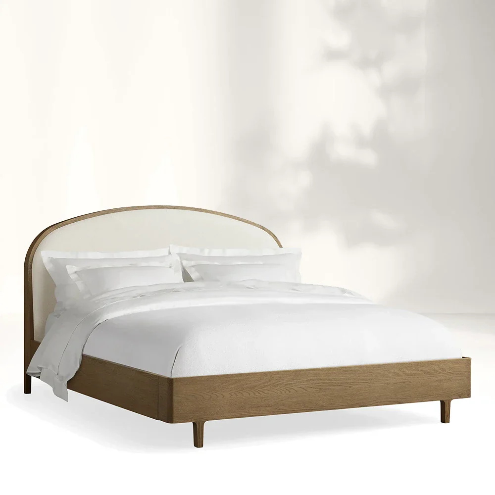 Modern Two - Tone Tofolstered Bed