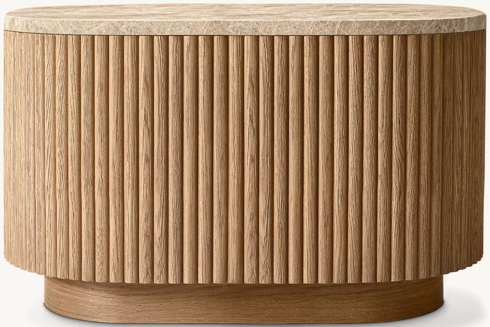 Mesa lateral do retângulo de pedra