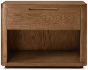 Solid Wood abriu a mesa de cabeceira 