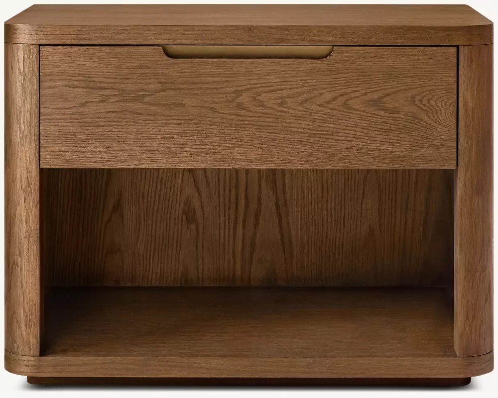 Solid Wood abriu a mesa de cabeceira 