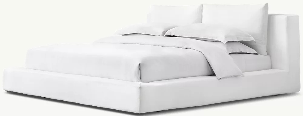 Cama de plataforma com cobertura de nuvem