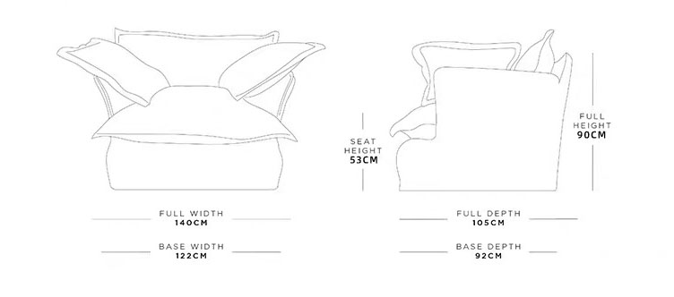 Sof&aacute; de tecido