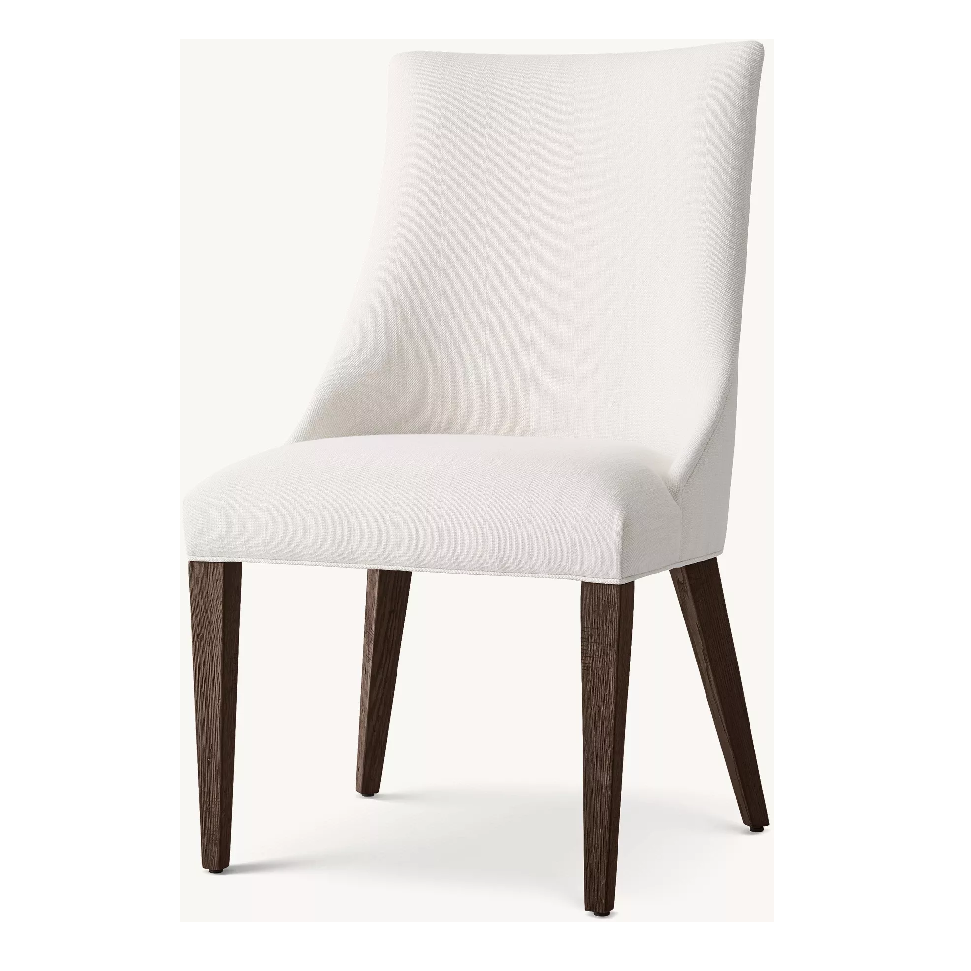 Cadeiras de jantar de carvalho branco minimalista moderno