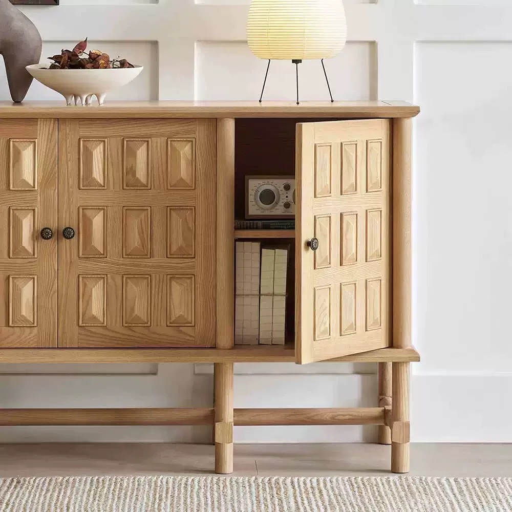 Organizador do corredor de madeira de carvalho branco