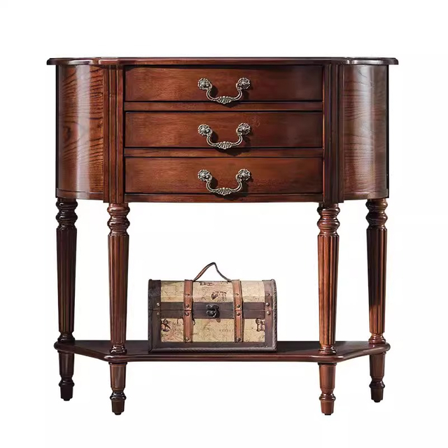 Gabinete de entrada semi-circular retro de estilo americano