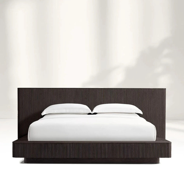 Cama natural contemporânea