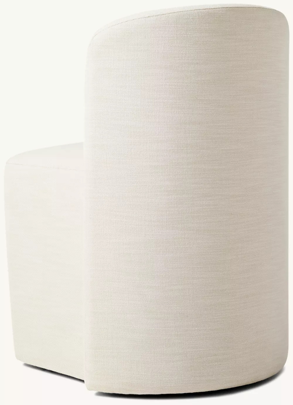 Armacha minimalista de tecido moderno feita de madeira maciça para refeições