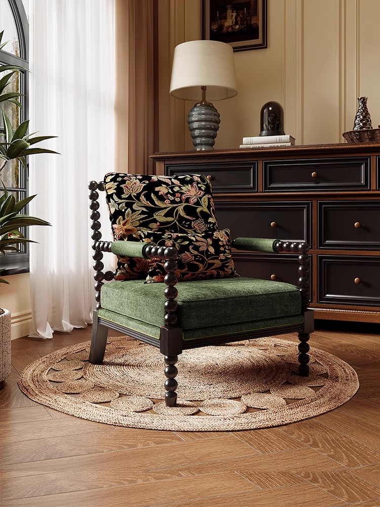 Cadeira de pérola retrô francesa