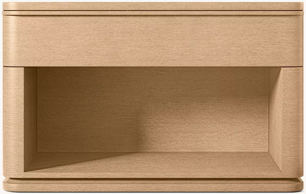 Mesa de cabeceira simples de madeira simples de madeira