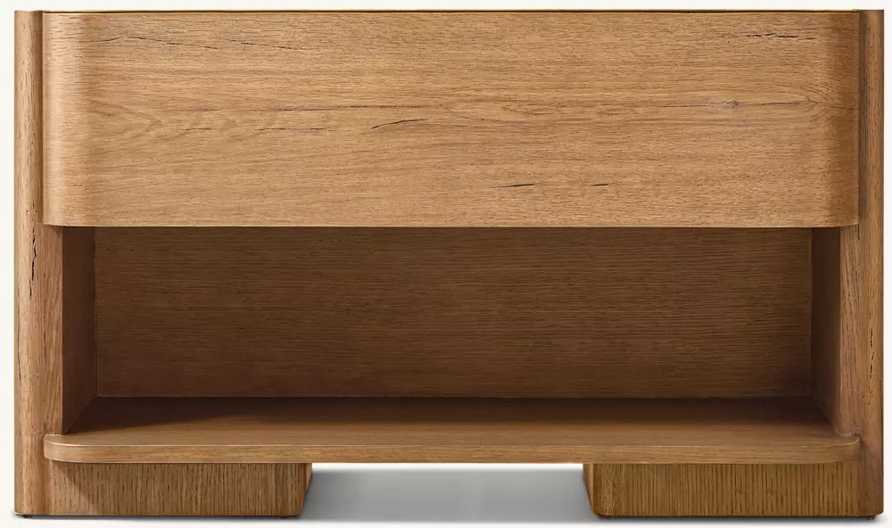 Mesa de cabeceira de madeira pura