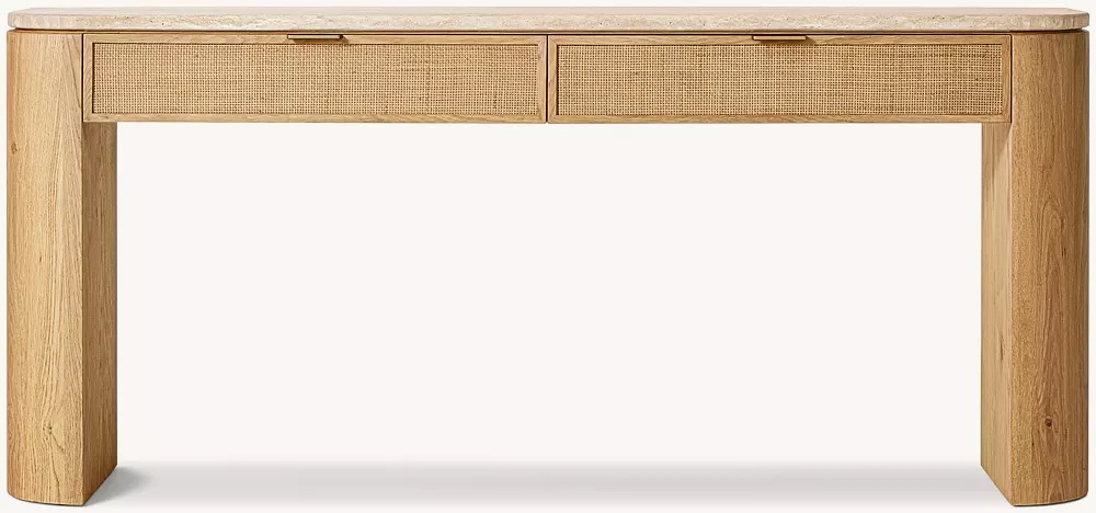  Tabela de console com gavetas