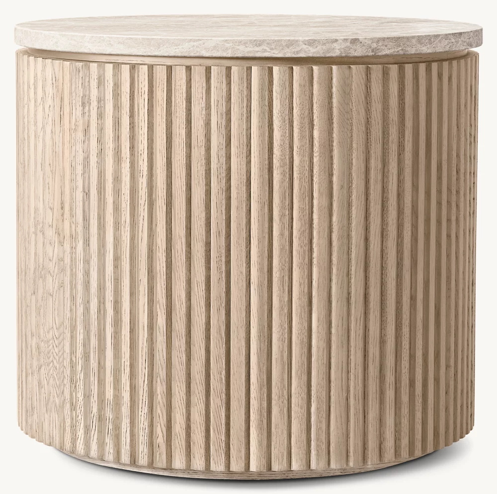  Mesa lateral redonda