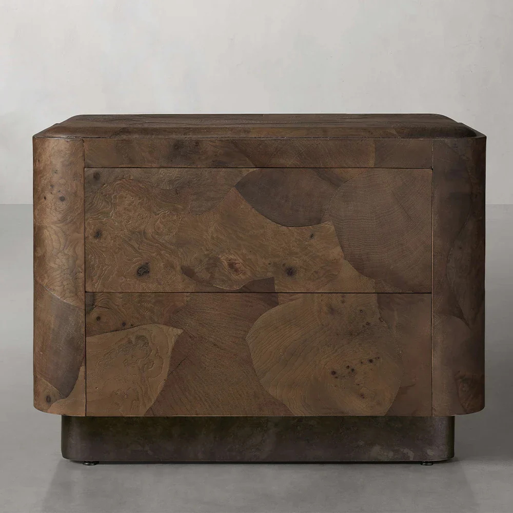 Brown - aparador de dois grãos - gaveta