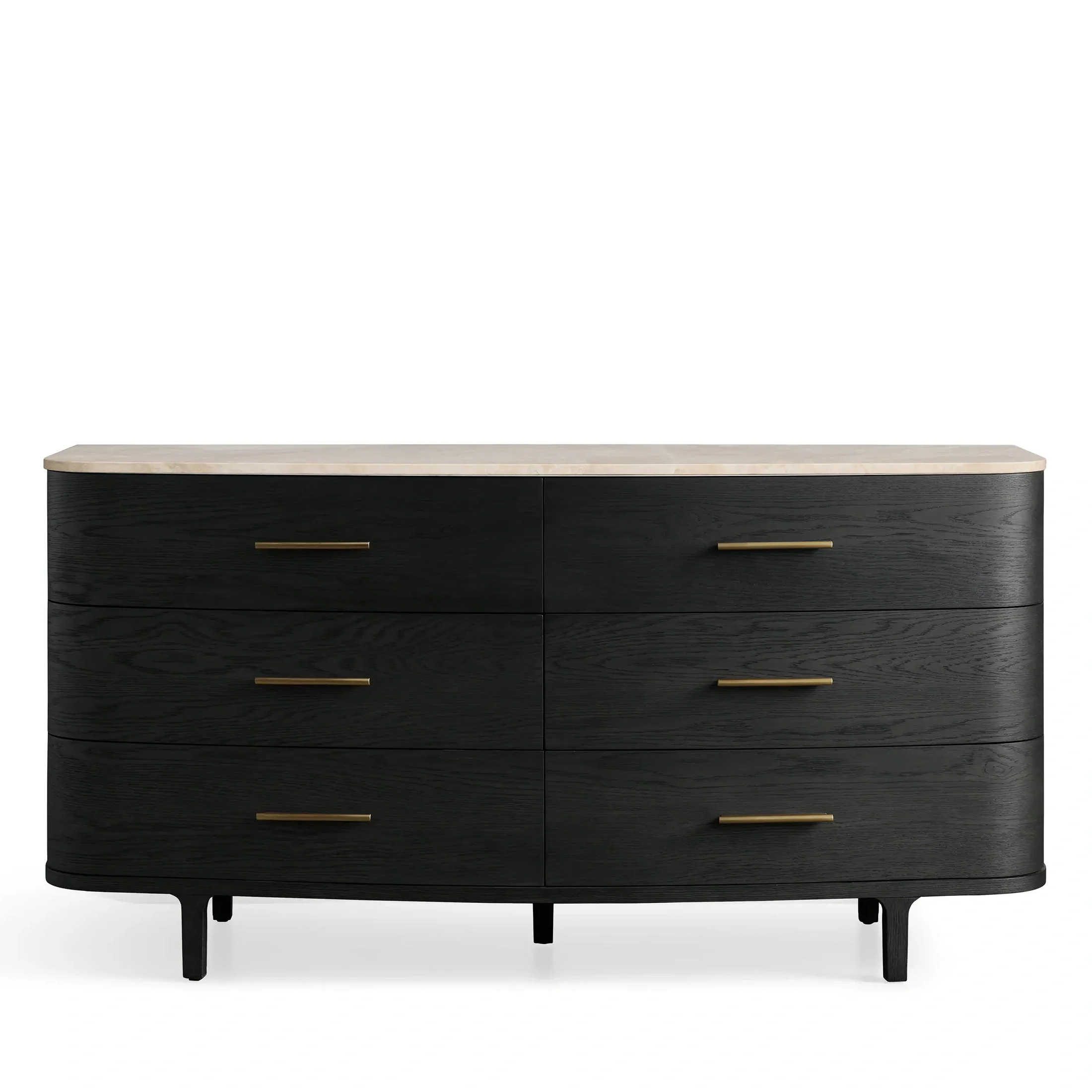 Cômoda de armazenamento de seis jogadores em forma de arco em forma de arco 