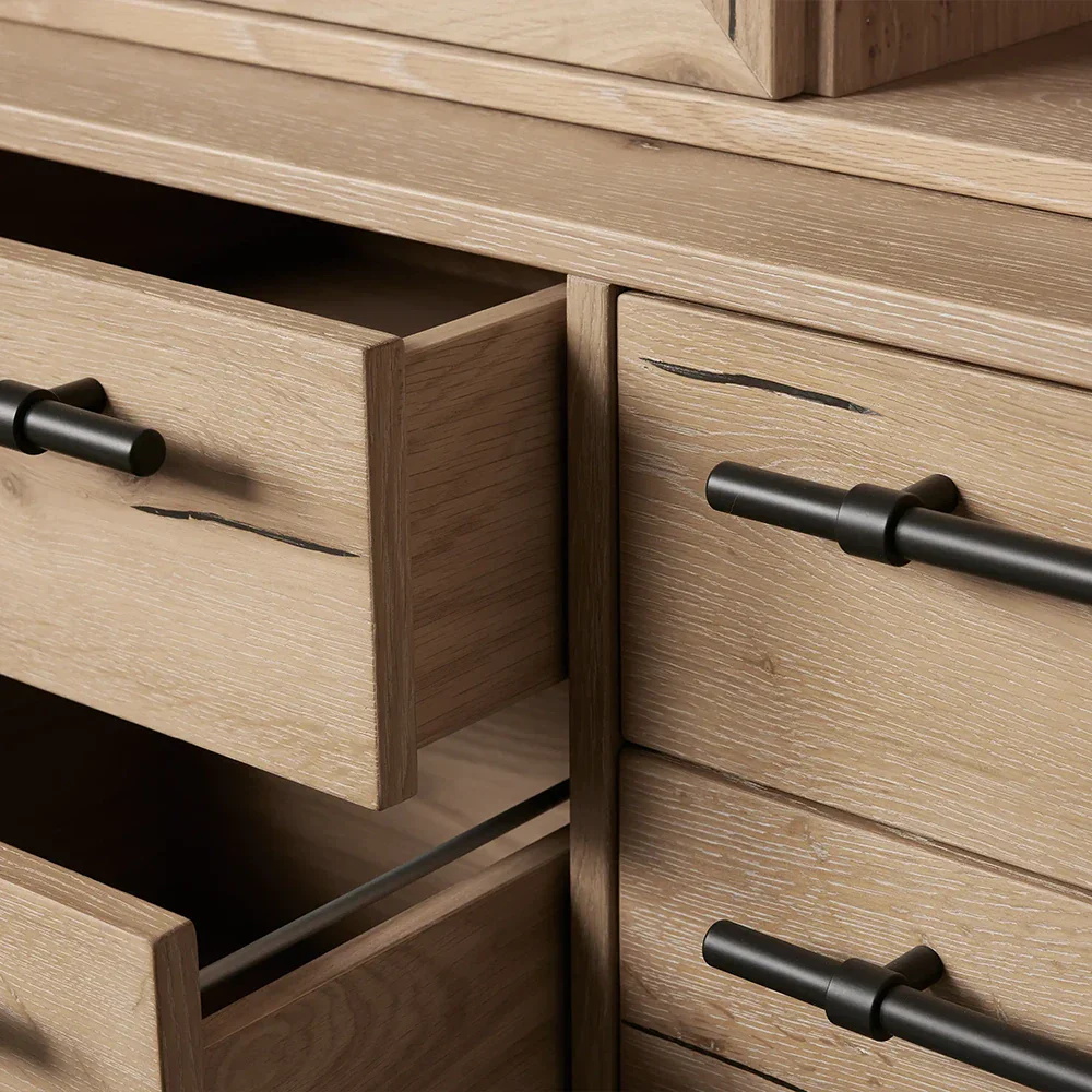 Industrial - estilo de vidro - armário de armazenamento de porta