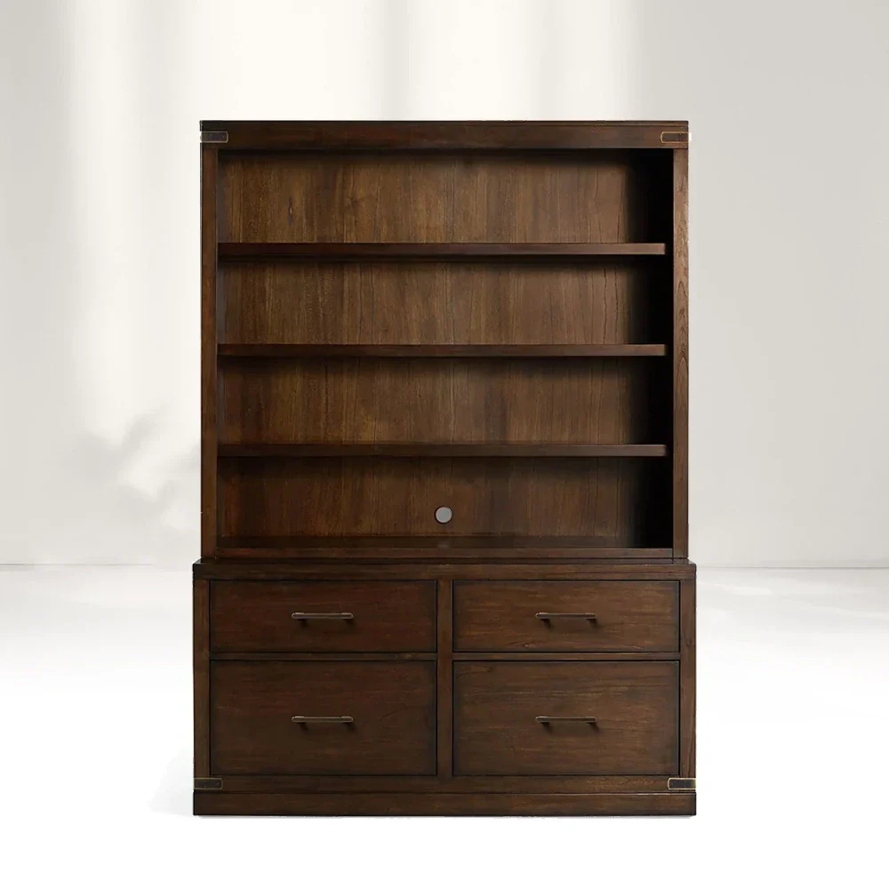 Estante modular com base de arquivos