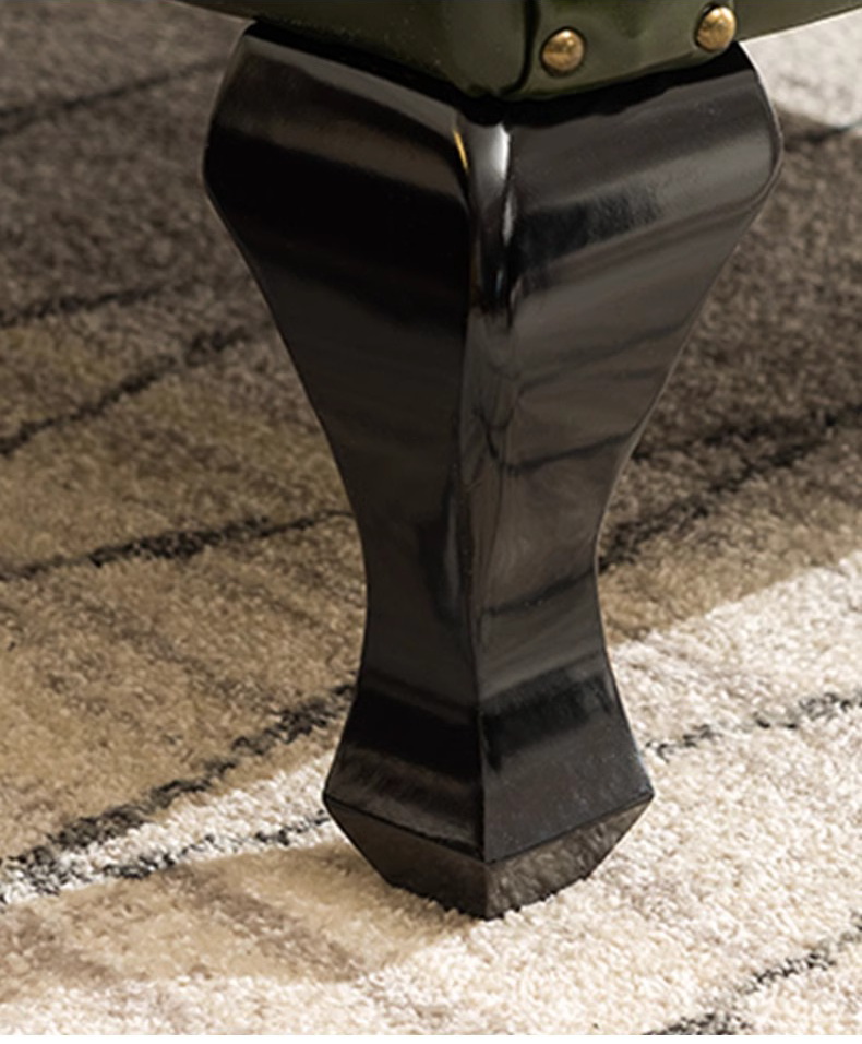 Cadeira de sofá de tecido de estilo americano