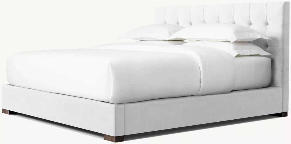  Cama de plataforma de painel com caixa de caixa