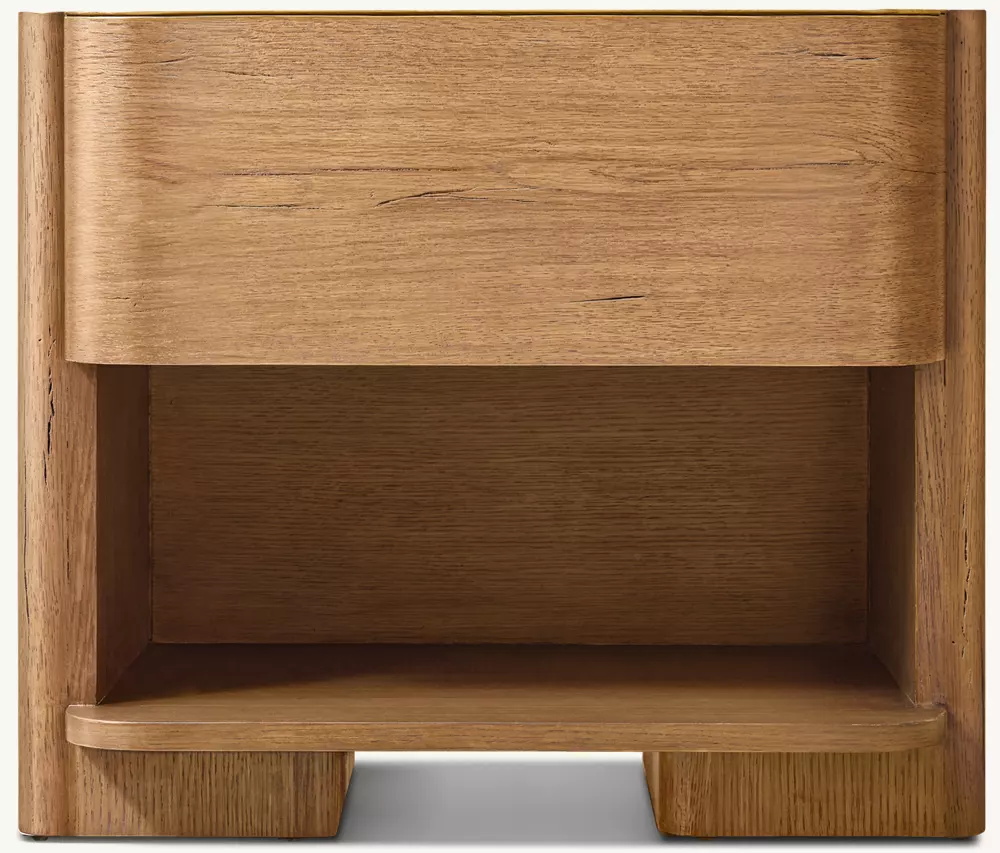 Mesa de cabeceira de madeira pura