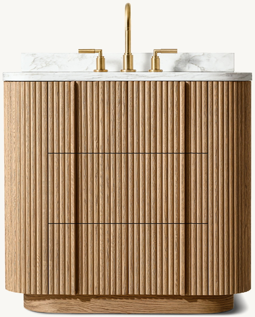 Vanidade única de 3 dragas