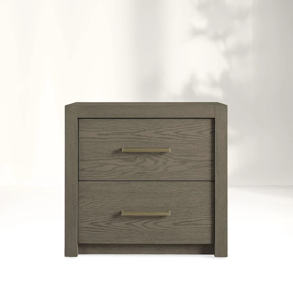 Minimalista de duas mesas de cabeceira da gaveta