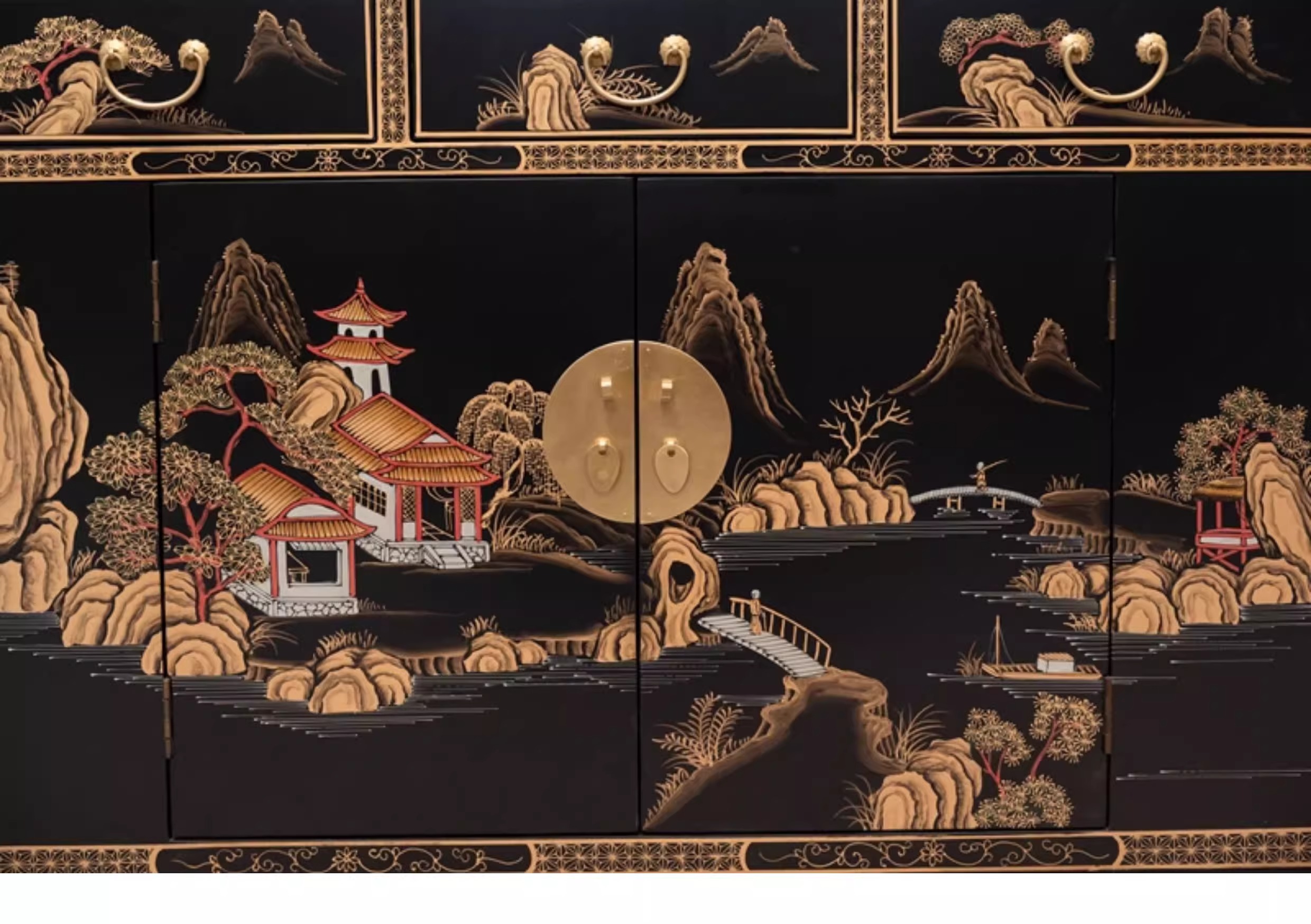 Novo gabinete de entrada clássica de estilo chinês