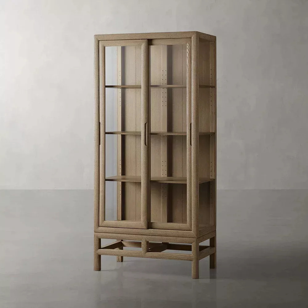 O que é uma estante de vidro e madeira maciça? Recursos, materiais e por que escolher