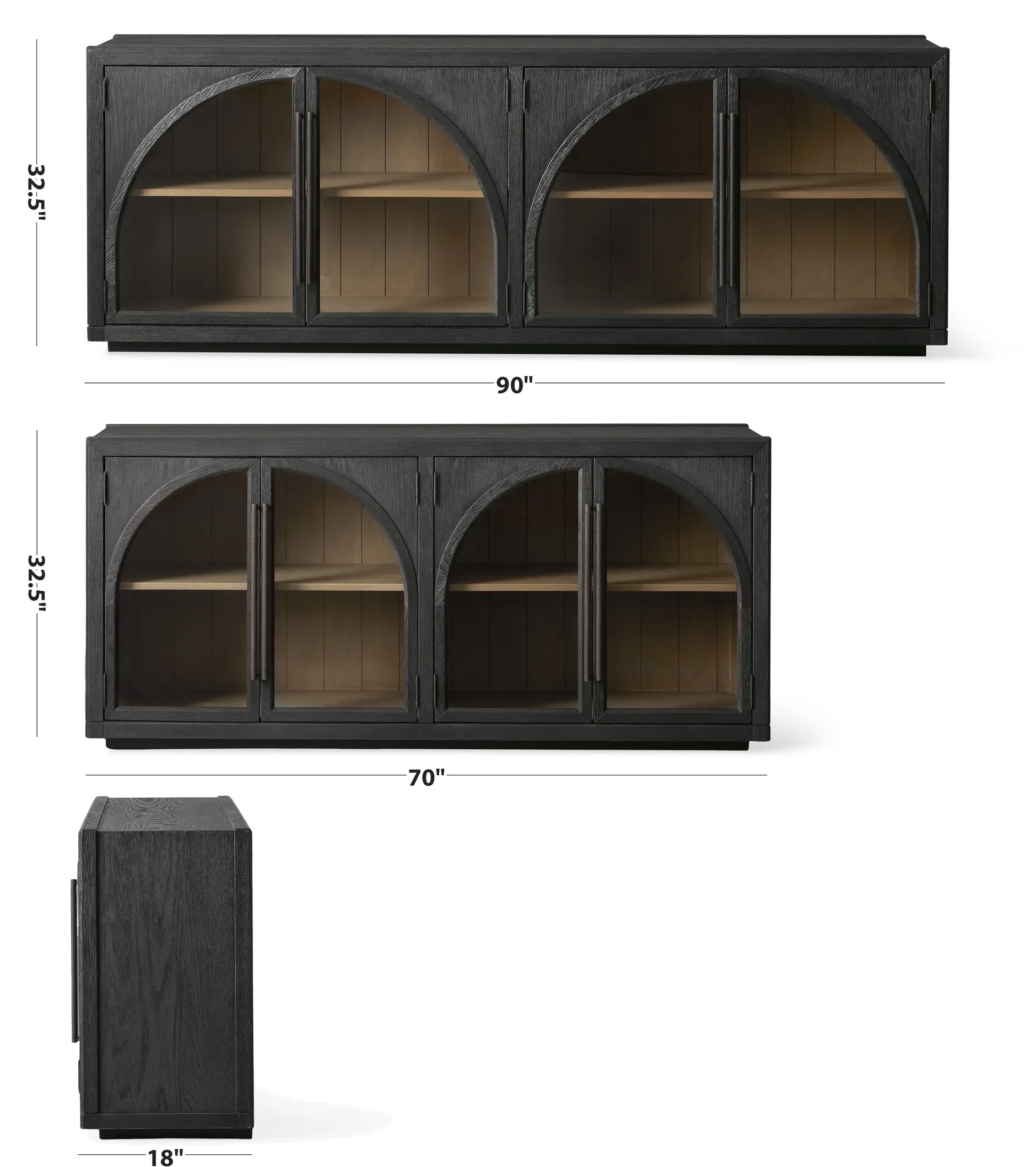 Dimens&atilde;o do aparador