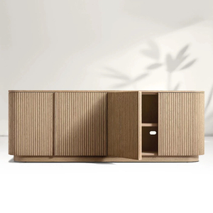 Sala de estar americana de madeira de madeira branca de madeira branca armário de tv armário