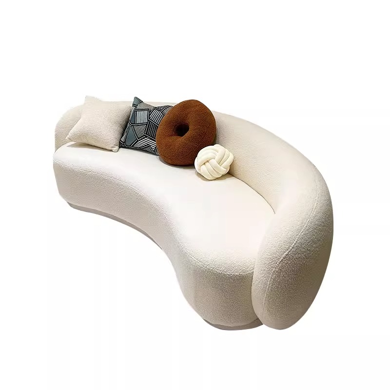 Sofá de sala de estar simples e simples nórdico