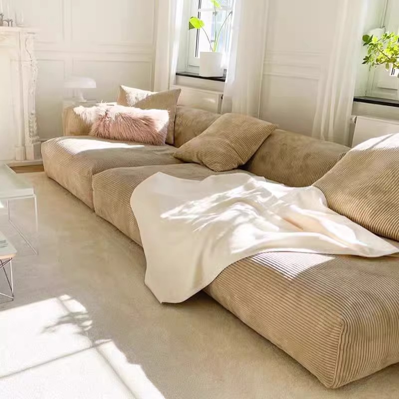 Um leve sofá preguiçoso de luxo