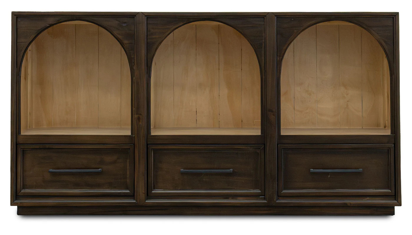 Console de armazenamento de arco aninhado