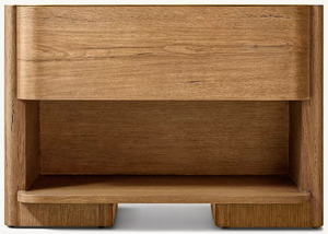 Mesa de cabeceira de madeira pura