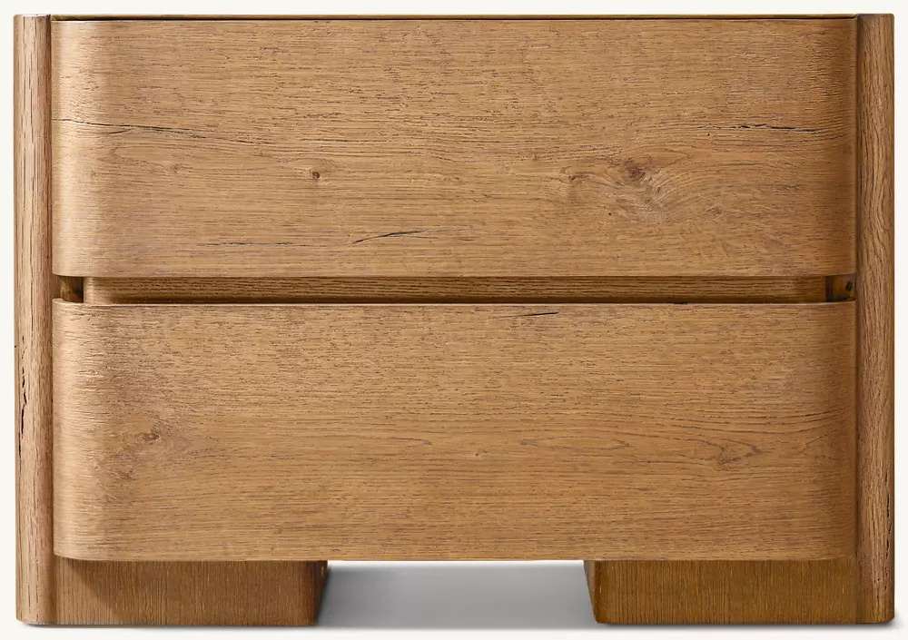 Mesa de cabeceira de madeira pura