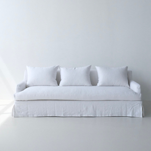 Sofá de tecido lavável no estilo zen