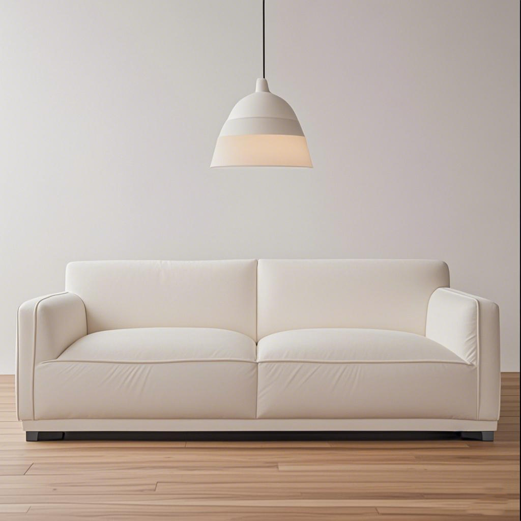 Sofá de tecido de linho