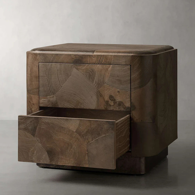 Brown - aparador de dois grãos - gaveta