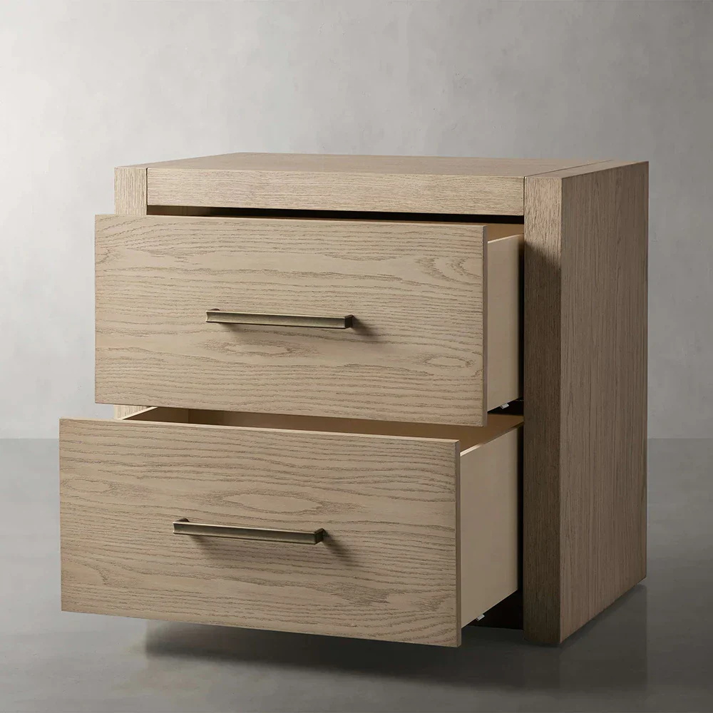 Minimalista de duas mesas de cabeceira da gaveta