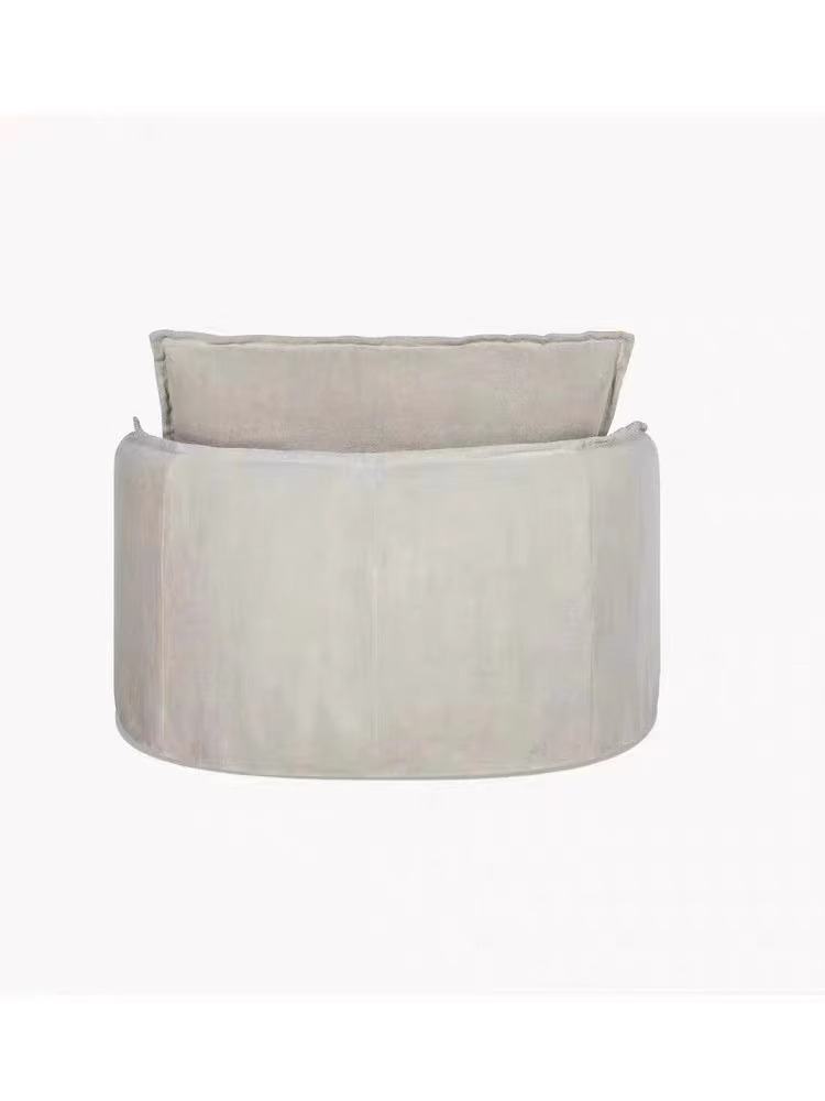 Sofá único destacável e lavável redondo