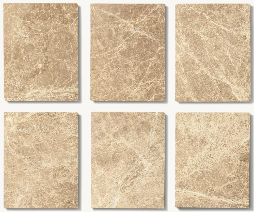  Mesa lateral redonda de mármore