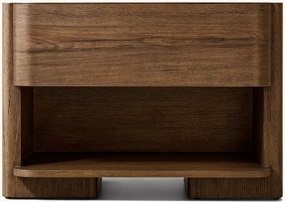 Mesa de cabeceira de madeira pura