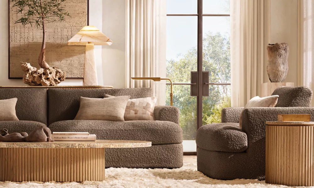 Mesa de café para pedestal