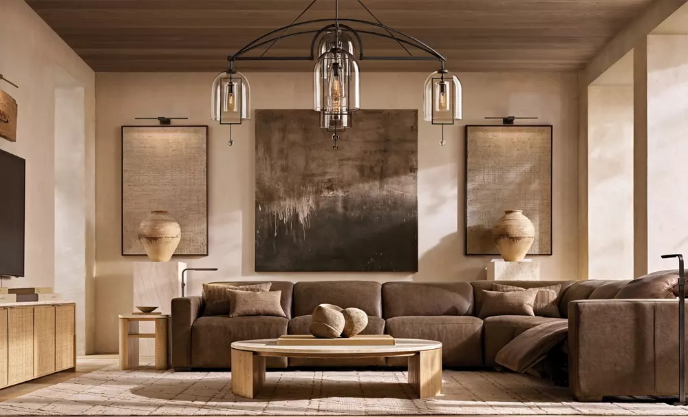 Mesa lateral quadrada de madeira maciça