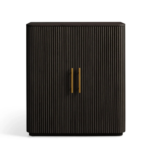 Armário de vinho de carvalho branco moderno