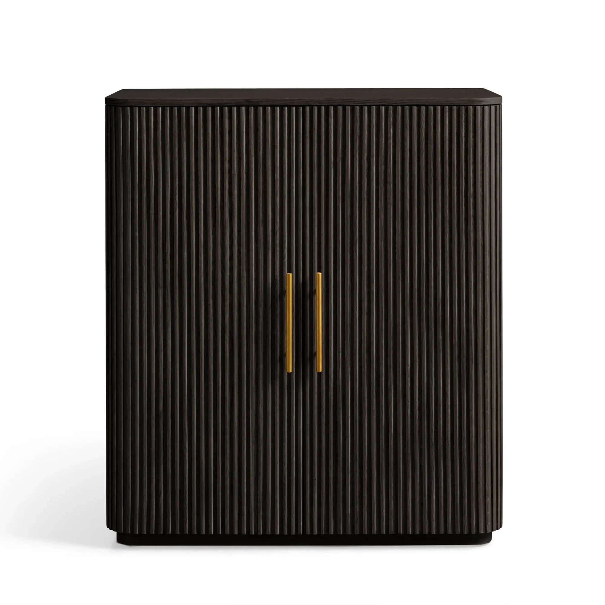 Armário de vinho de carvalho branco moderno