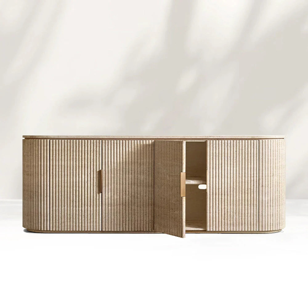 Pedra 2 e 4 portas Aparador