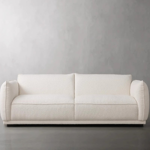 Sofá de tecido de linho